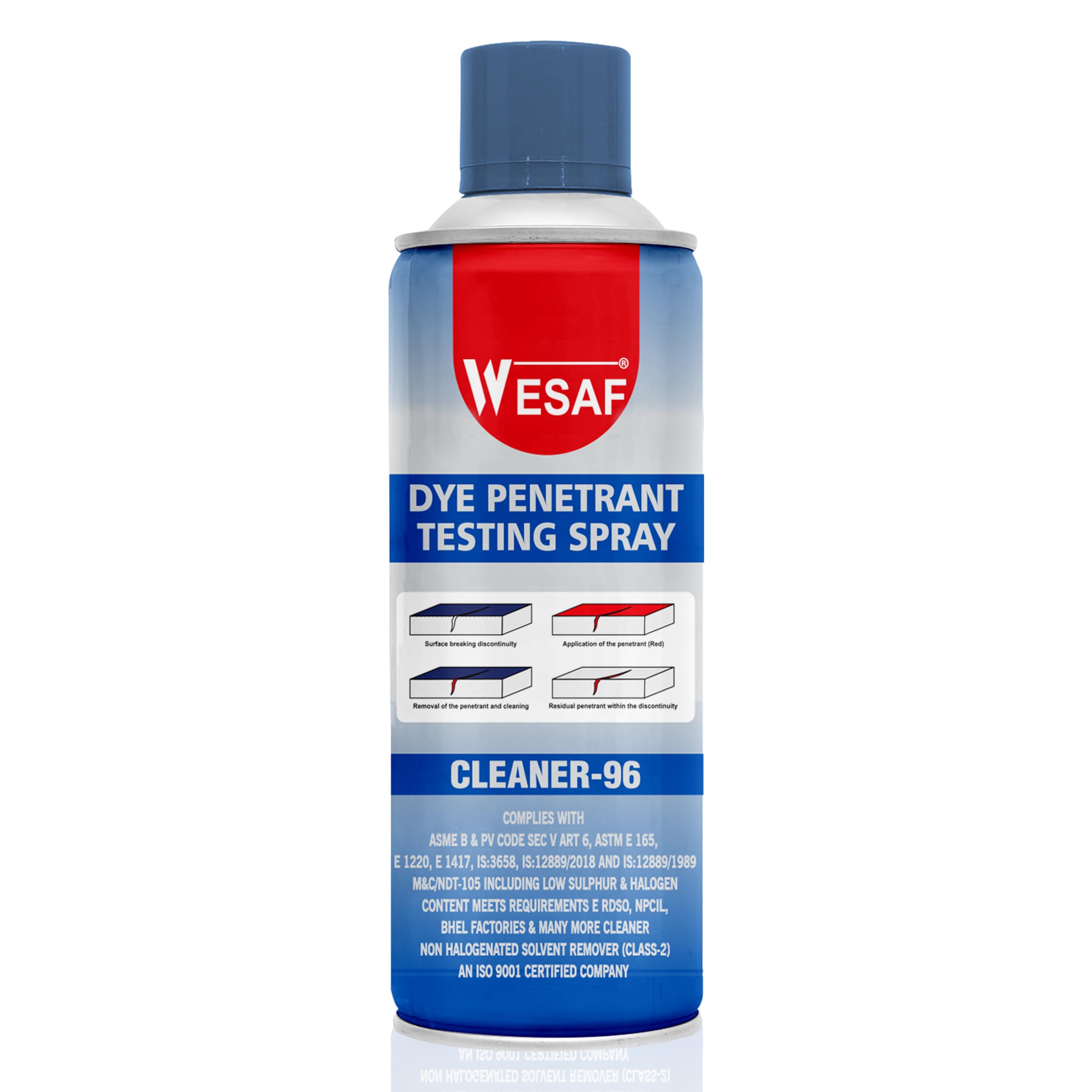 Wesaf Dye Penetrant Spray Cleaner Liquid Dye Penetrant Spray For Crack Detection, Checking Welded Joints and Leaks Inspection Grade-3601 (400ML)-image-13