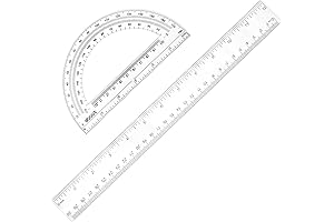 Zonon Geometry Ruler Protractors Math Instrument Set