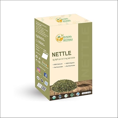 Miniatura 3 de Hoja de ortiga para té cortado y tamizado para nutrir el té de hierbas, infusiones de batidos, hoja de ortiga picante, suplemento de bienestar de