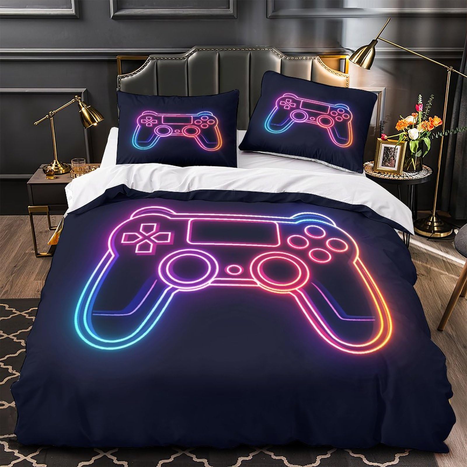 Housses de couettes Game Controller 3D le cadeau idéal Super King