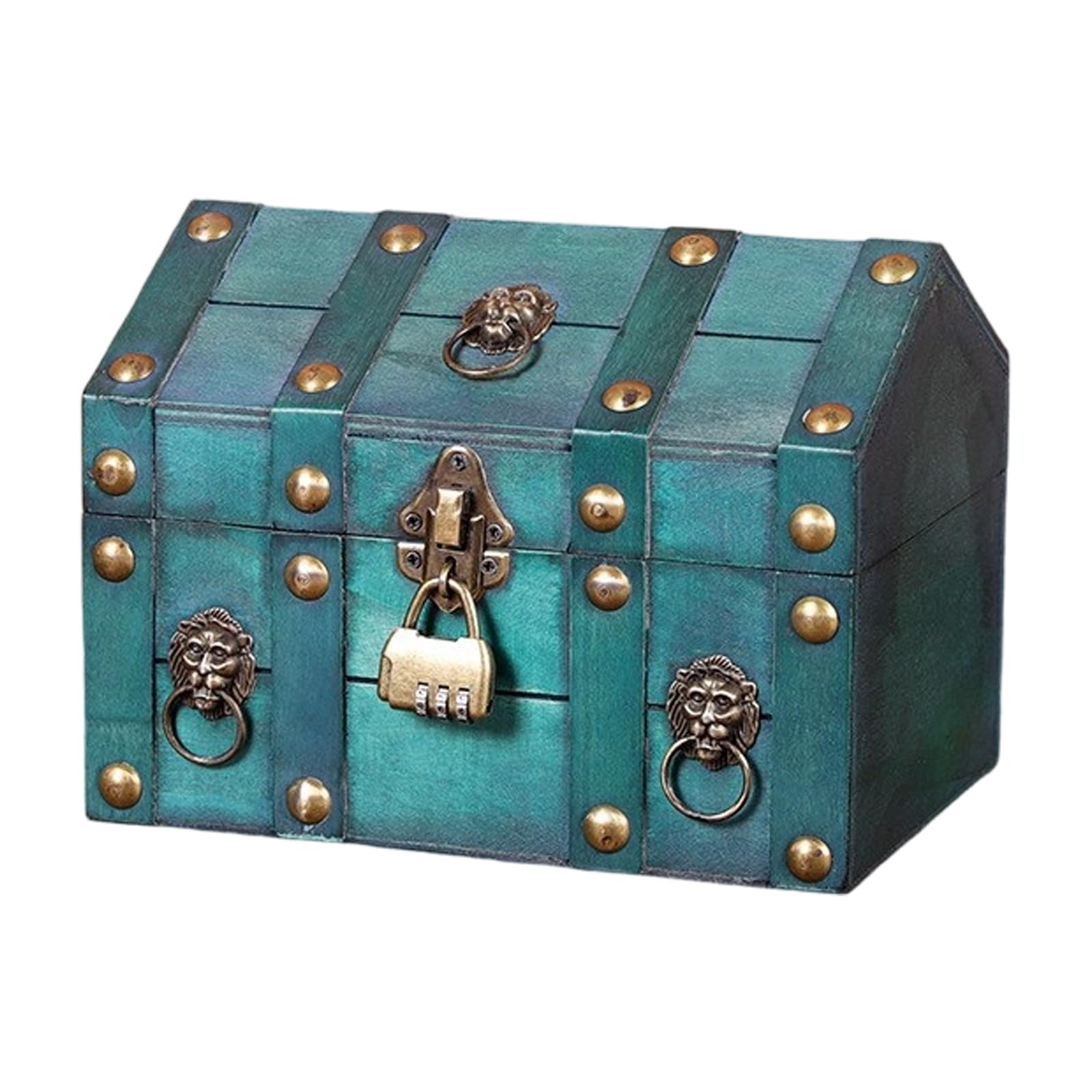 Snorvixre Spacious Wood Storage Box for Jewelry Watches Featuring Antique Look for Home Decoration Multipurpose Box