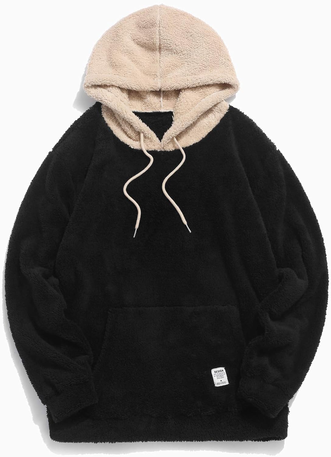 ZAFUL Sherpa Hoodie avec Colorblock Splicing et Faux Tunisia Ubuy