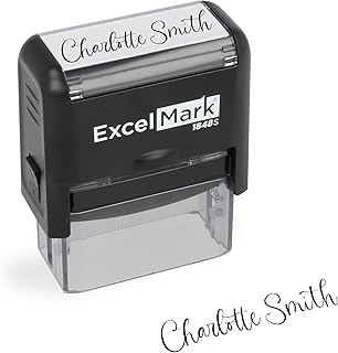 ExcelMark Custom Signature Stamp - Self Inking - Medium