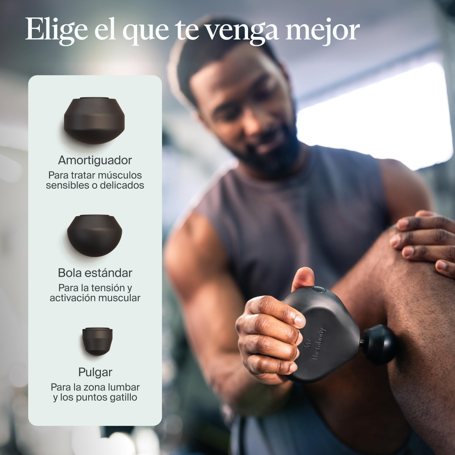 Therabody TheraGun - Mini pistola de masaje para aliviar el dolor, terapia de percusión negra de 3ª generación