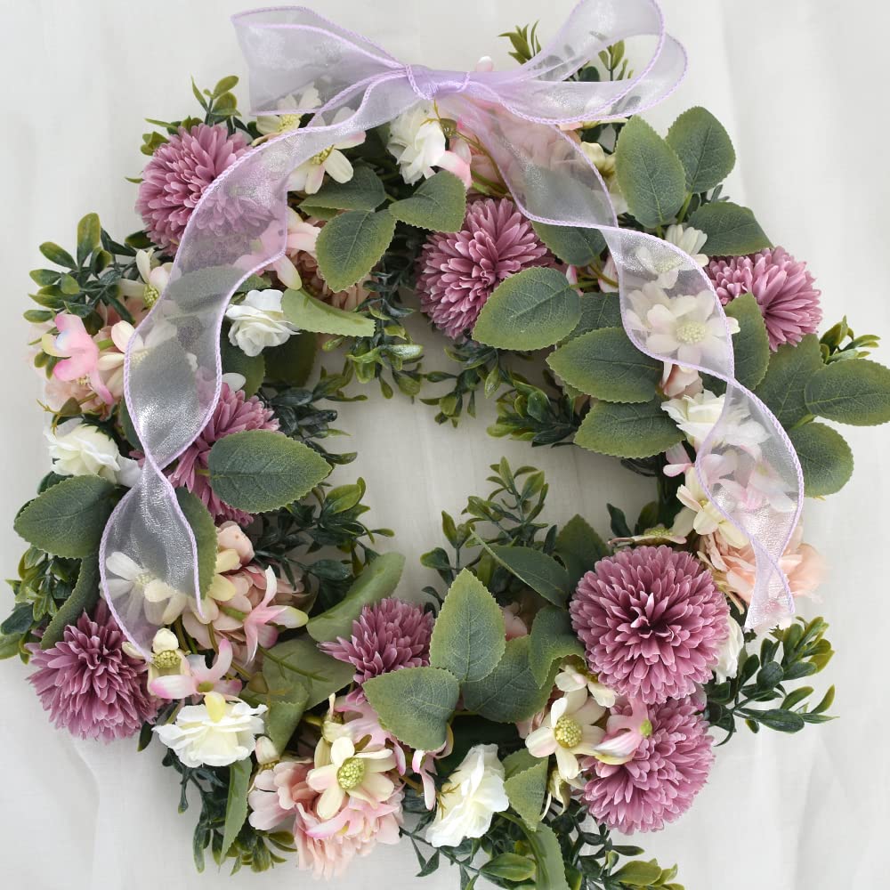 TONIFUL 1-1/2 Inch Wide Light Purple Violet Wired Chiffon Ribbon Sheer Organza Ribbons for Crafts Floral Bouquets Wedding Car Party Decorations Valentine's Day Gift Wrapping Bow Making Tree Wreaths - Image 3