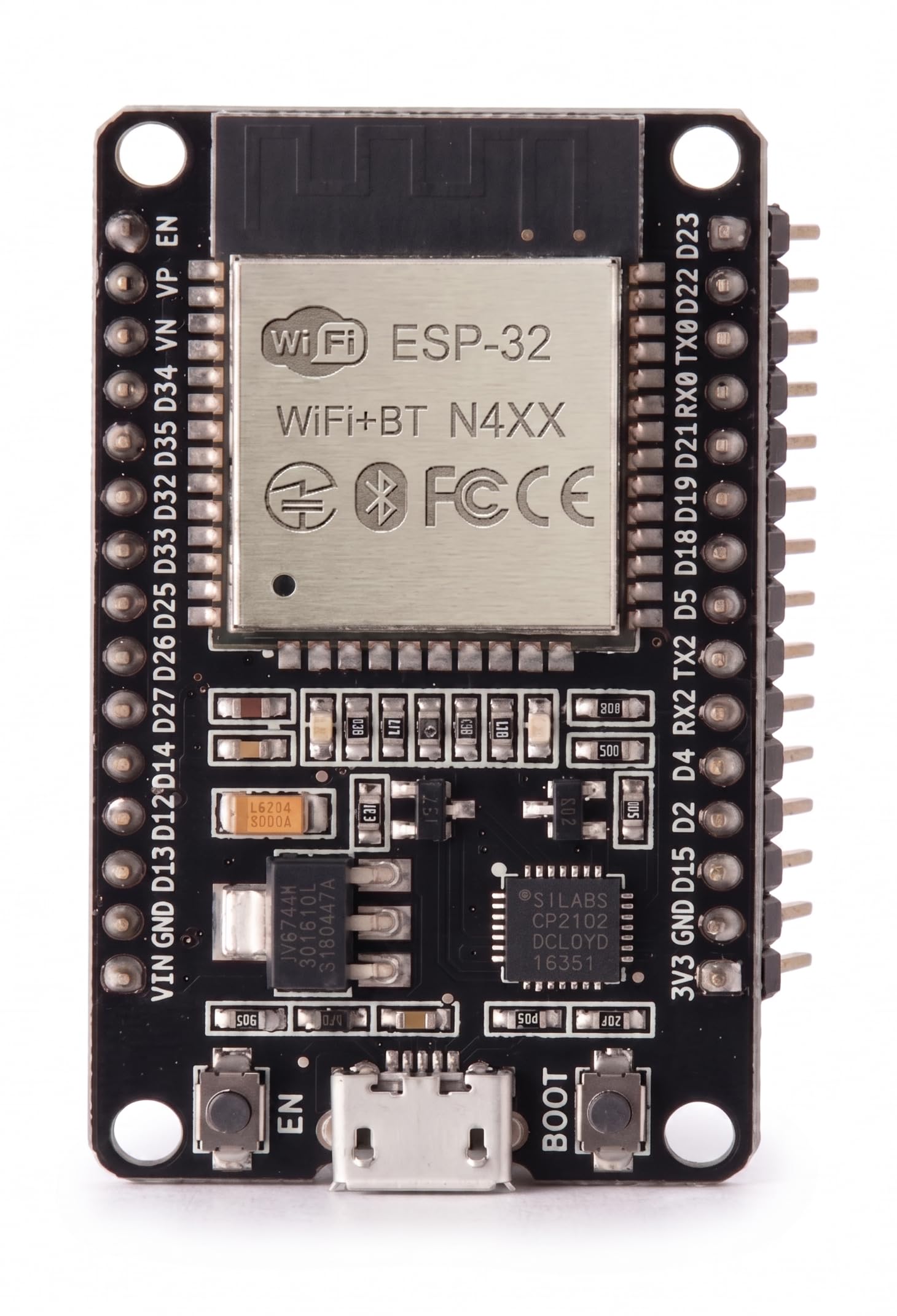 KONDUKTOR ESP32-WROOM-32 Development Board with CP2102, Dual Core 240MHz, 30 Pin, Live Web Dashboard, WiFi Bluetooth, Pre-Loaded Firmware,Operationally Tested & 100% Working, IoT Dashboard