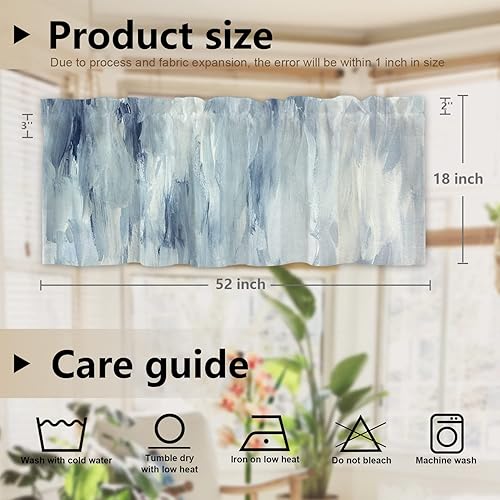 Miniatura 92 de Cenefas de cocina modernas con patrón de cobre marrón dorado para ventanas, cenefas opacas abstractas de marcas de arañazos y cortinas opacas