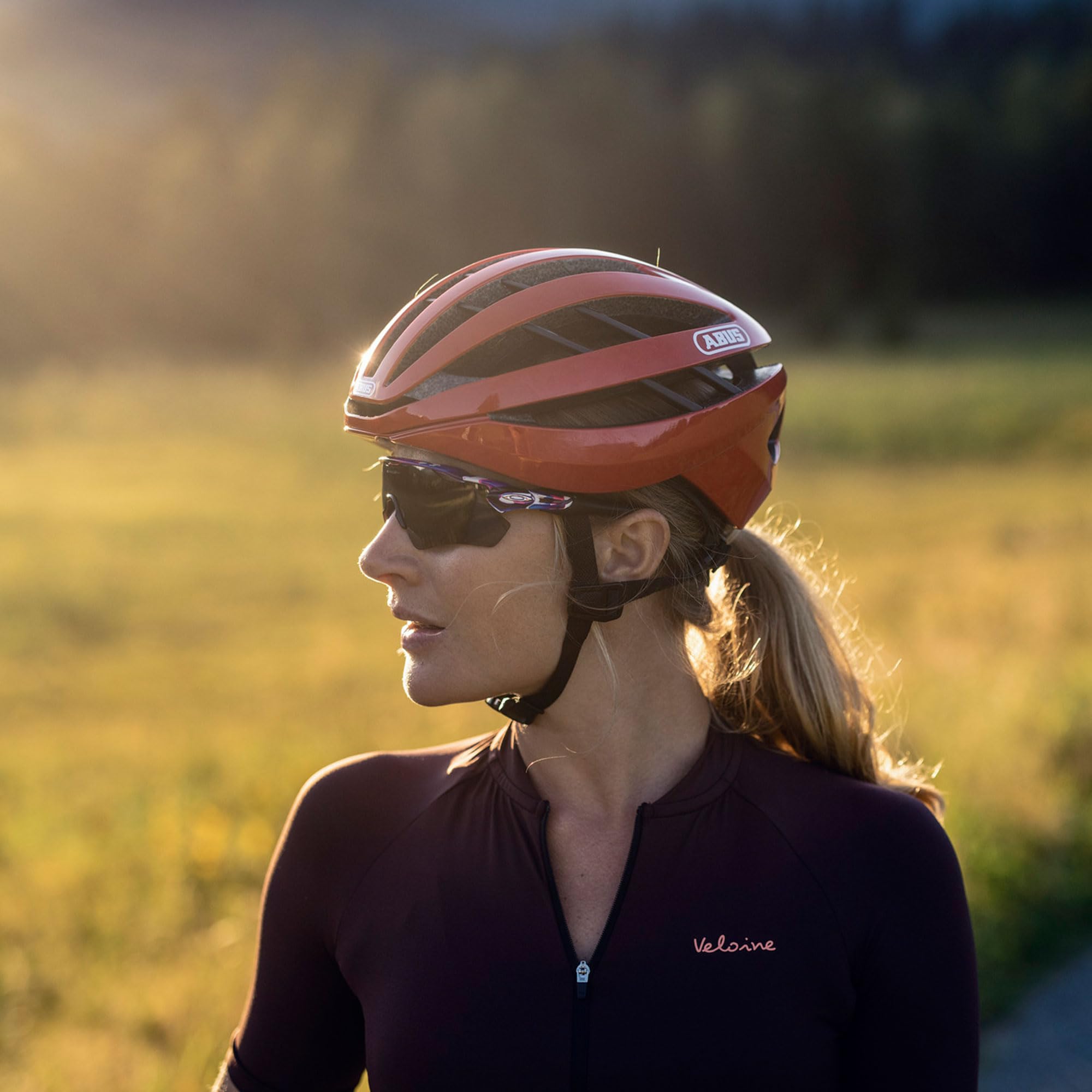 ABUS Rennradhelm Aventor - Fahrradhelm für professionellen Radsport - gute Ventilationseigenschaften - für Damen und Herren