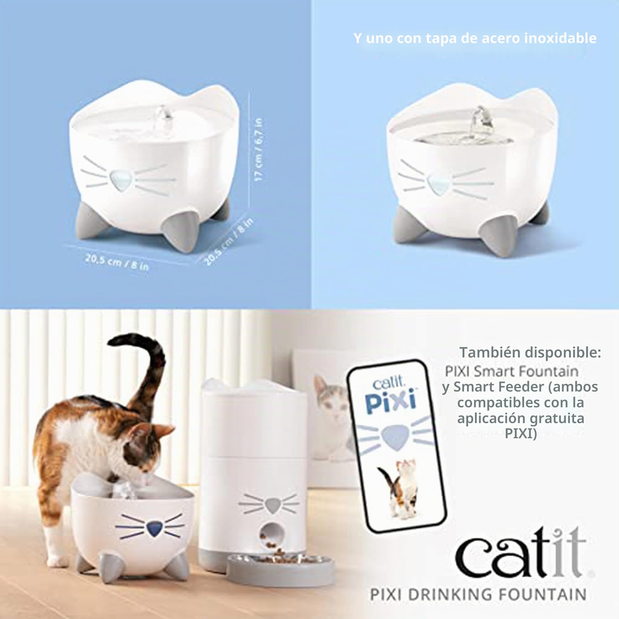 Bebedero fuente para gatos