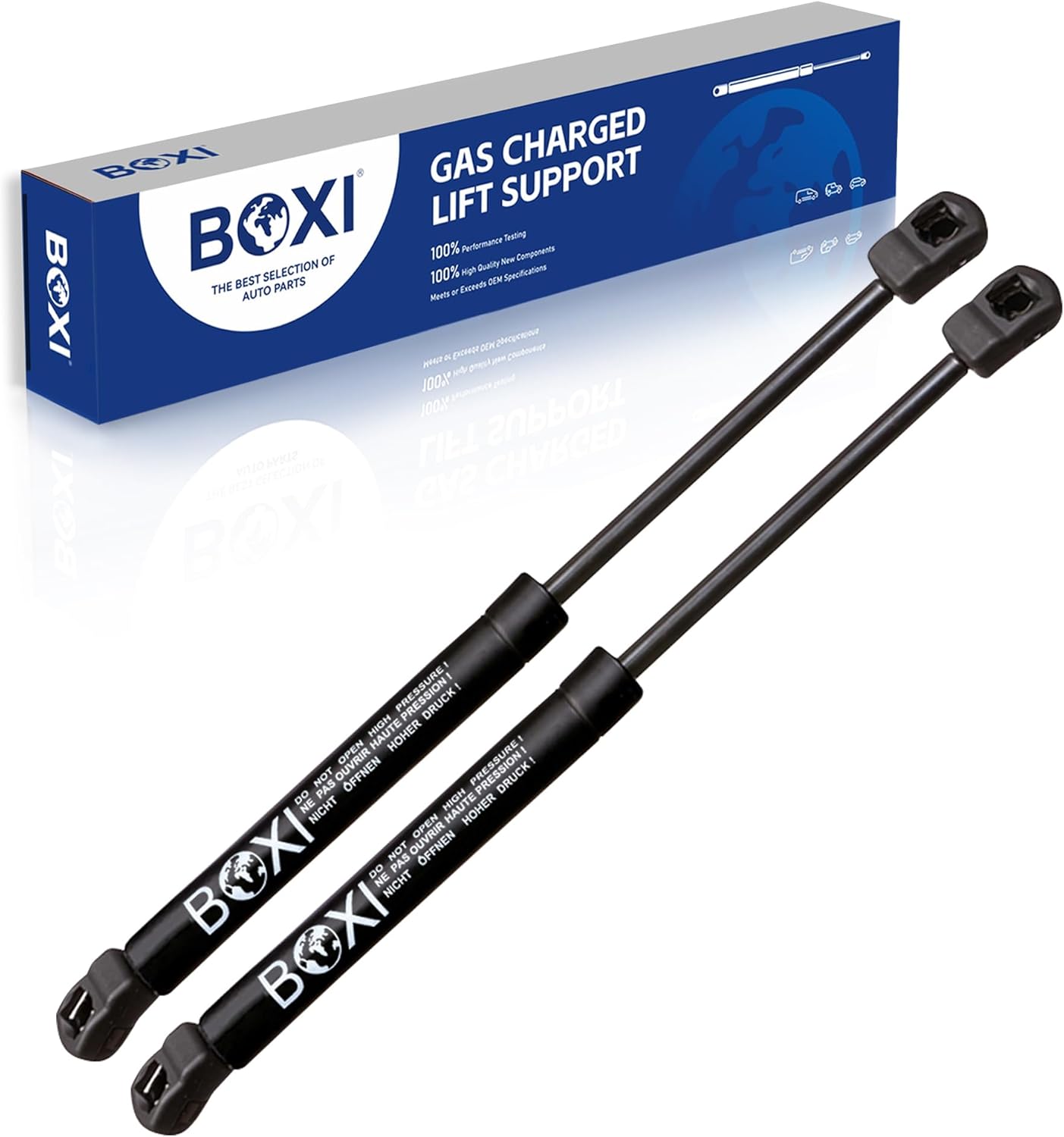 BOXI Front Hood Gas Struts Shocks Fits for Subaru 2014-2018 Forester 2-PC Bonnet Lift Supports Supplied Without Bracket/Replace# 57251SG001 SG123003