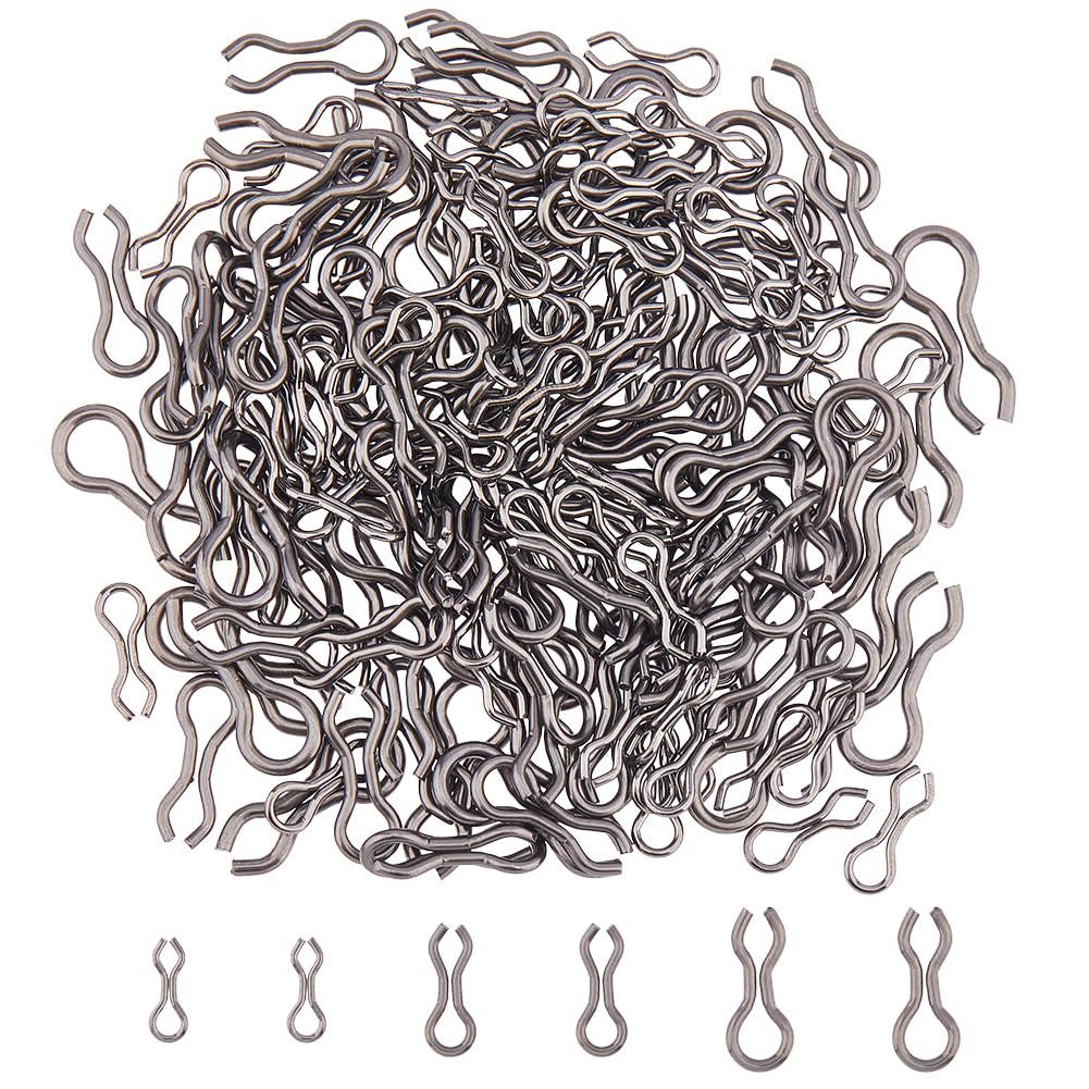 SUPERFINDINGS 3 Stile 240 Stück Angeln Sinker Augen für Bleigewicht Form Messing Sinker für Catfishing Bleiformen Angelköder Ösen Schlaufen Tackle Wirbel Clip Angelzubehör