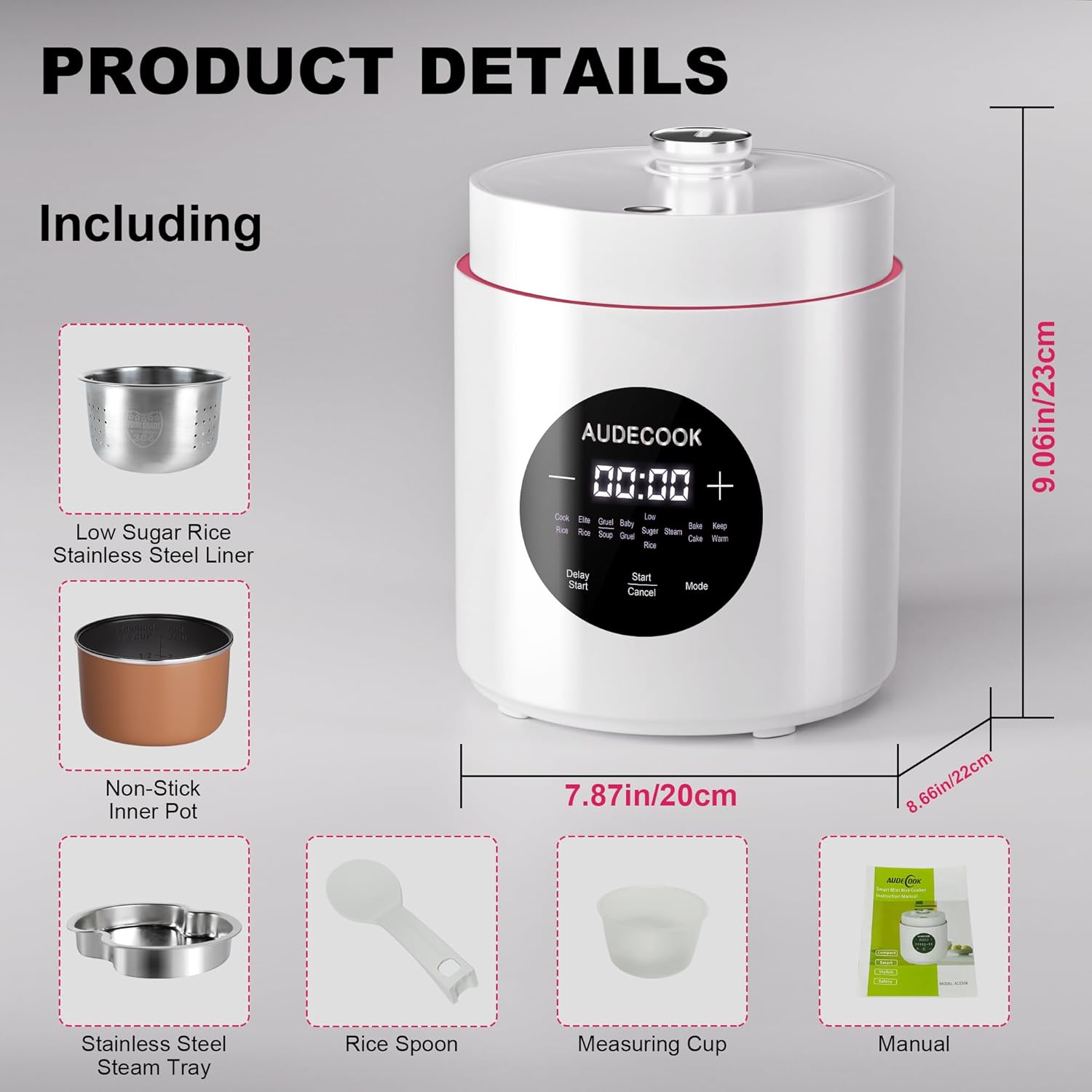 Audecook Rice Cooker Components