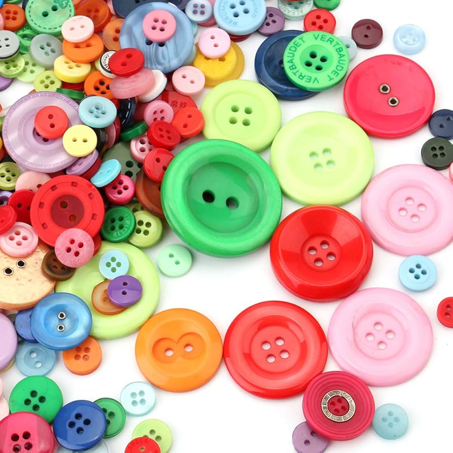 ローゼンクイスト、押しボタン、希少レゾネ、新品額装付、アート、インテリア Amazon.com: Tosnail 2400 Pieces Colorful Resin Buttons
