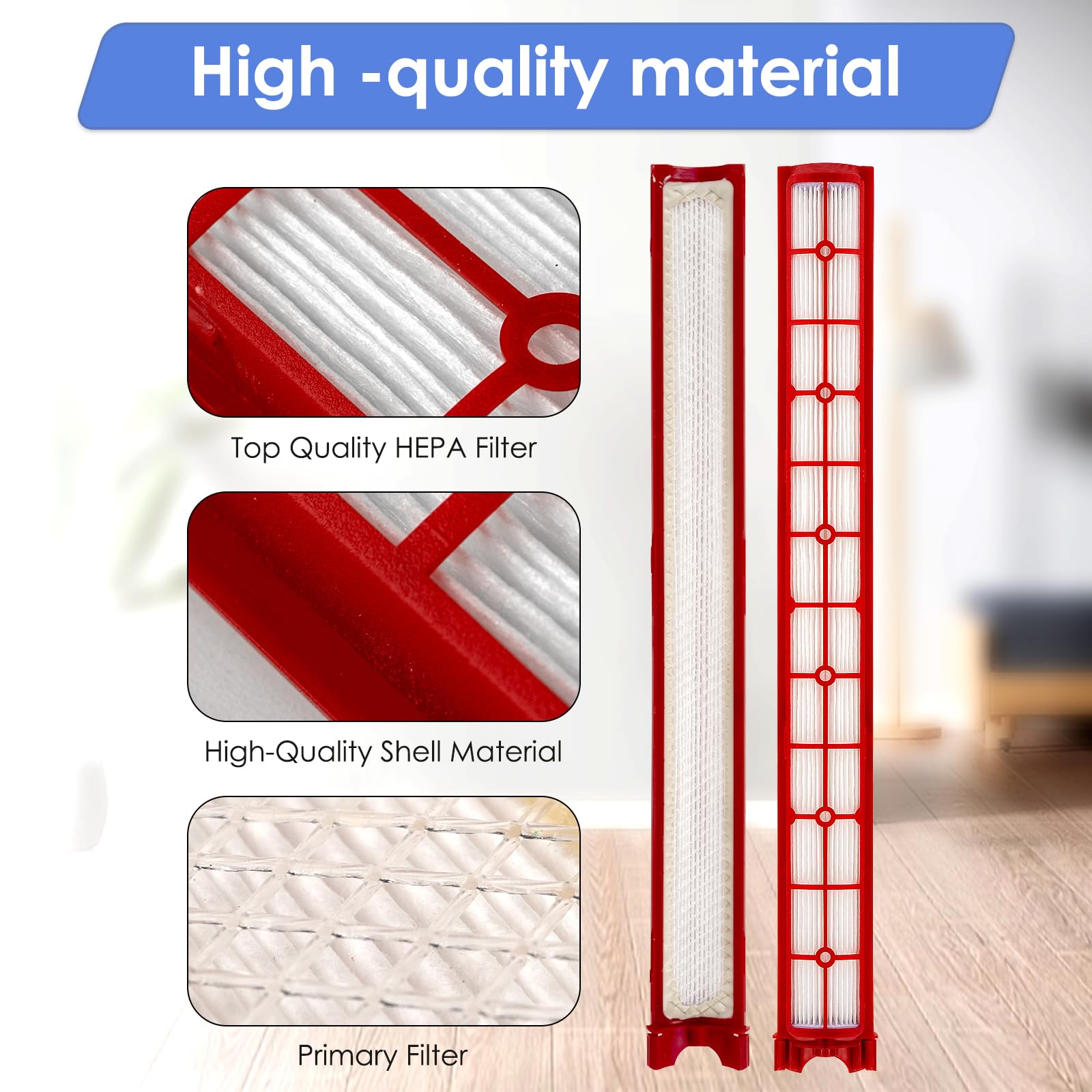 Pencilvac Fluffycones SV50 FC - Filtri HEPA di ricambio compatibili con aspirapolvere Dyson Pencilvac Fluffycones SV50 FF AM, filtri a contenitore, filtro verticale