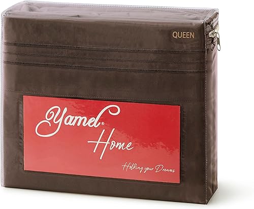 Miniatura 8 de Hogar - Juego de sábanas tamaño Queen - Sensación lujosa - 2000 - Sábanas transpirables y refrescantes- Bolsillos profundos para hasta 16 pulgadas -