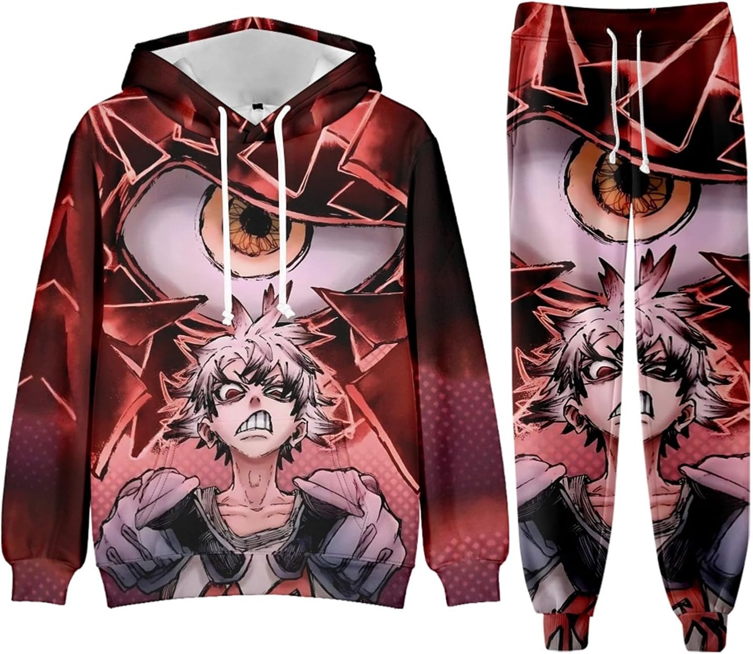Anime Gachiakuta Hoodie and Pants Set Sweatshirt Sweater Pullover Sweatpants Fleece