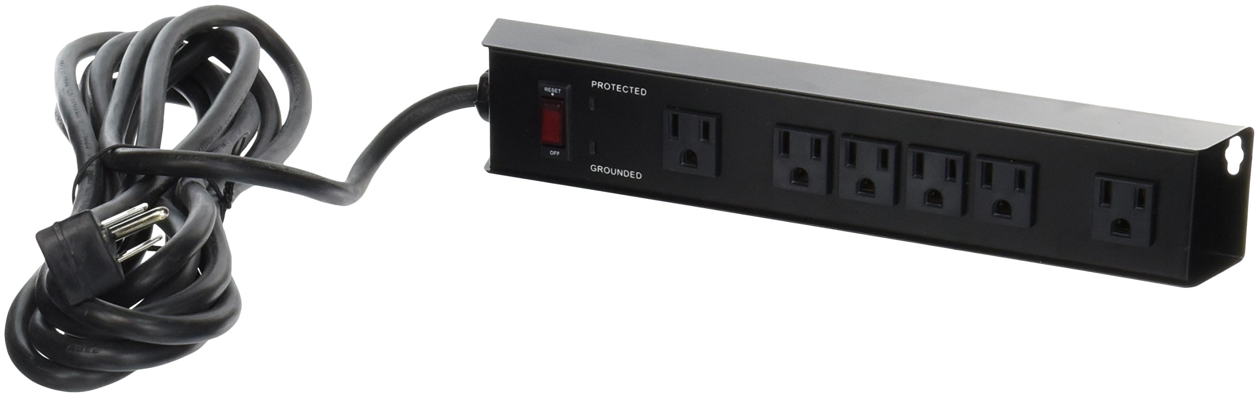 POWER ZONEOR802135 Surge 6 Outlet 1150J, Metal