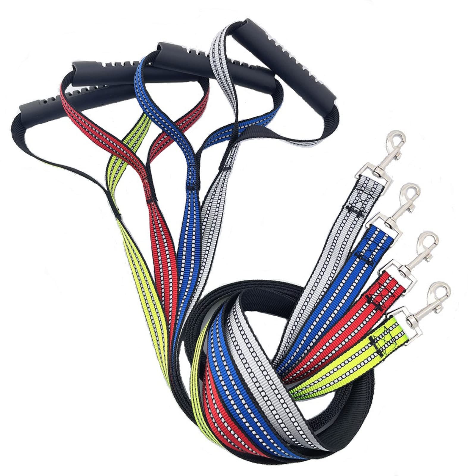 BATLAM Correa retráctil para Perros, Cuerda de tracción para Mascotas, Correa para Perros, Entrenamiento al Aire Libre, Correr, Ideal para enseñar, Acampar, Patio Trasero, Largo, 1,5 M, ZC001