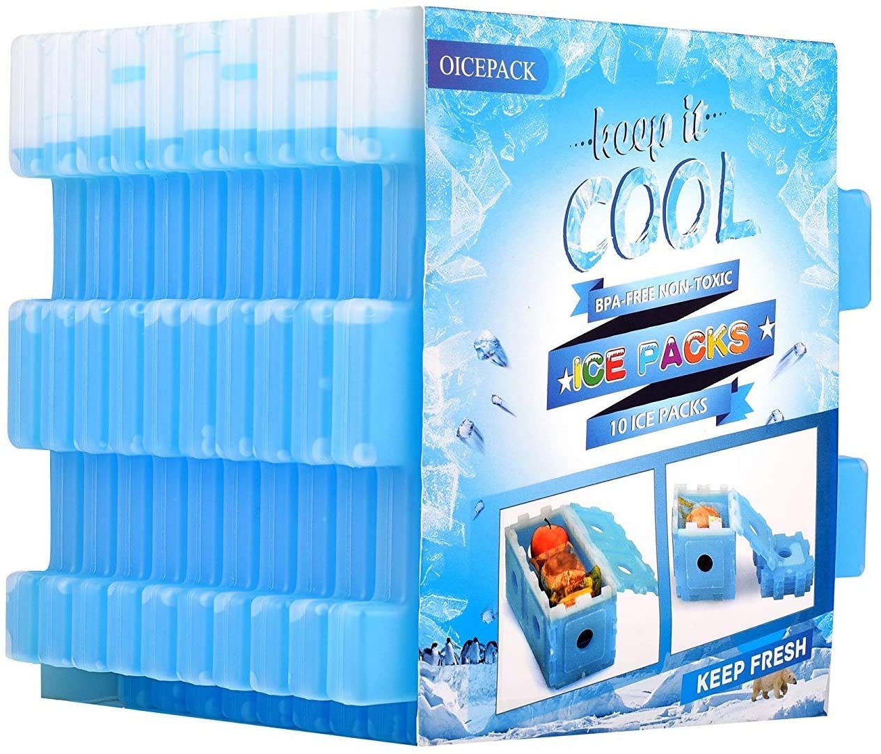 Longest lasting ice packs for lunch boxes Clearance