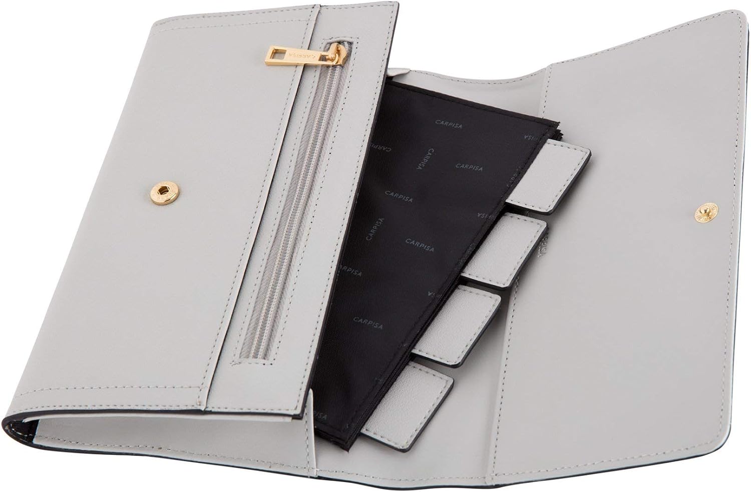 CARPISA Soya Wallet Portadocumenti Donna, Grigio Chiaro, Taglia unica :  Amazon.it: Valigeria