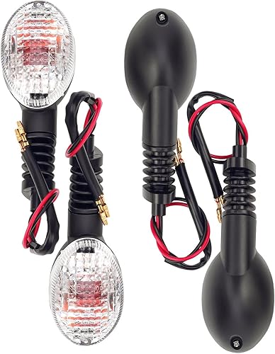LCGLY 2 pares de luces direccionales 23037-01150116011701180388038903760377 compatible con KAWASAKI KLX125 KLX150 KLX230 KLX250 KLX300 KLX230 KLX230