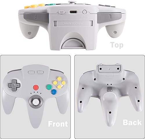 Miniatura 3 de 2.4 GHz Wireless N64 Switch Online Controller, USB Receiver & N64 Receiver, Compatible with Windows PC Laptop iOS Mac Raspberry Pi, N64 Switch
