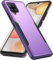 Vista 7 de Asuwish Funda de teléfono para Samsung Galaxy A42 5G con protector de pantalla de vidrio templado y delgada híbrida de cuerpo completo, accesorios