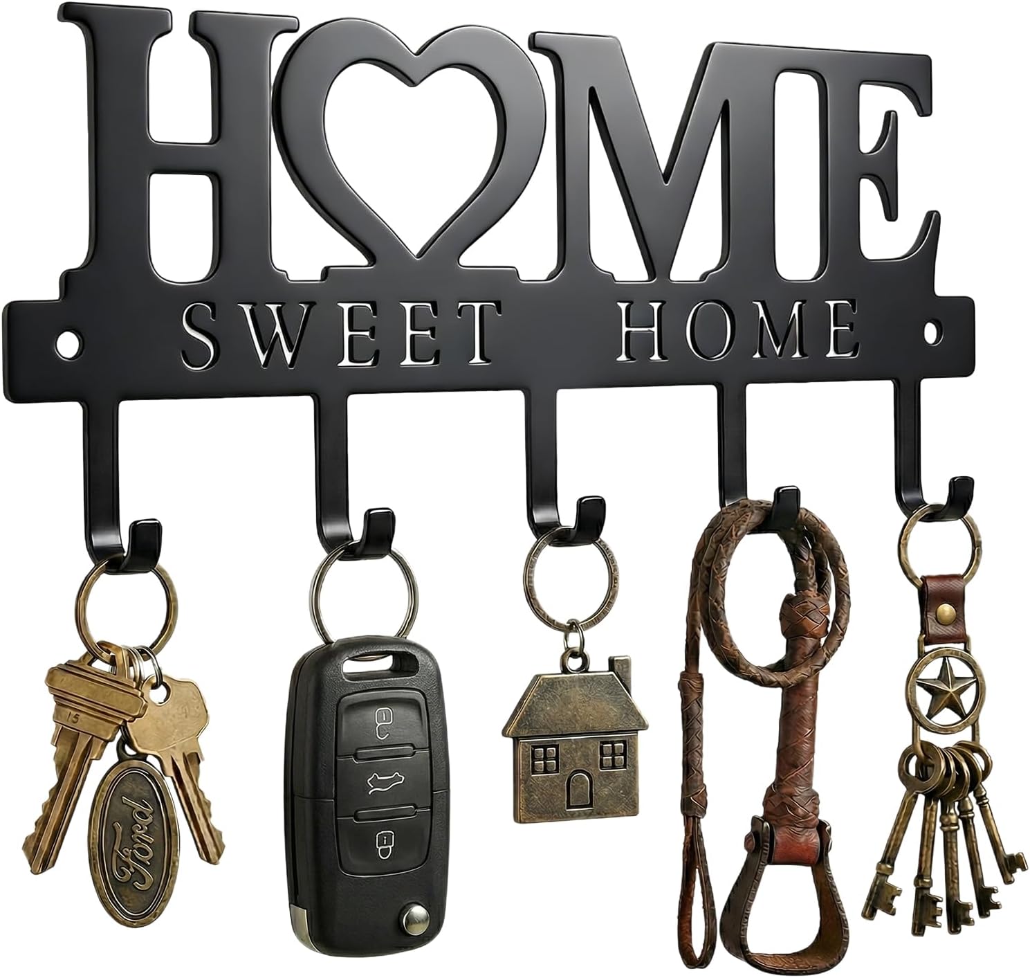 WIPHANY Entryway Wall Key Holder Review: Is This 5-Hook Metal Key Rack the Sweet Home Organizer You Need? Review USA 2025