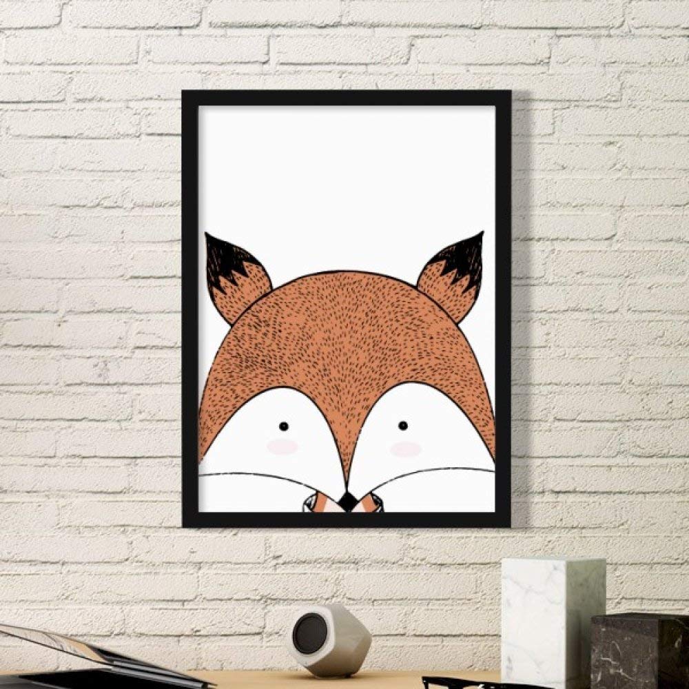 Cadre photo fox mignon de taille moyenne pour stickers muraux