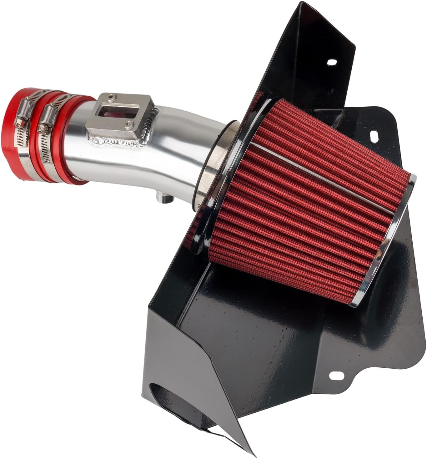 Cold Air Intake Kit with Filter Heat Shield for 2007-2012 Altima 3.5L V6 (Red)