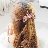 Vista 4 de Peine de pelo con incrustaciones de diamantes de imitación para mujer, accesorio de pasador de horquilla, también regalo perfecto para el día