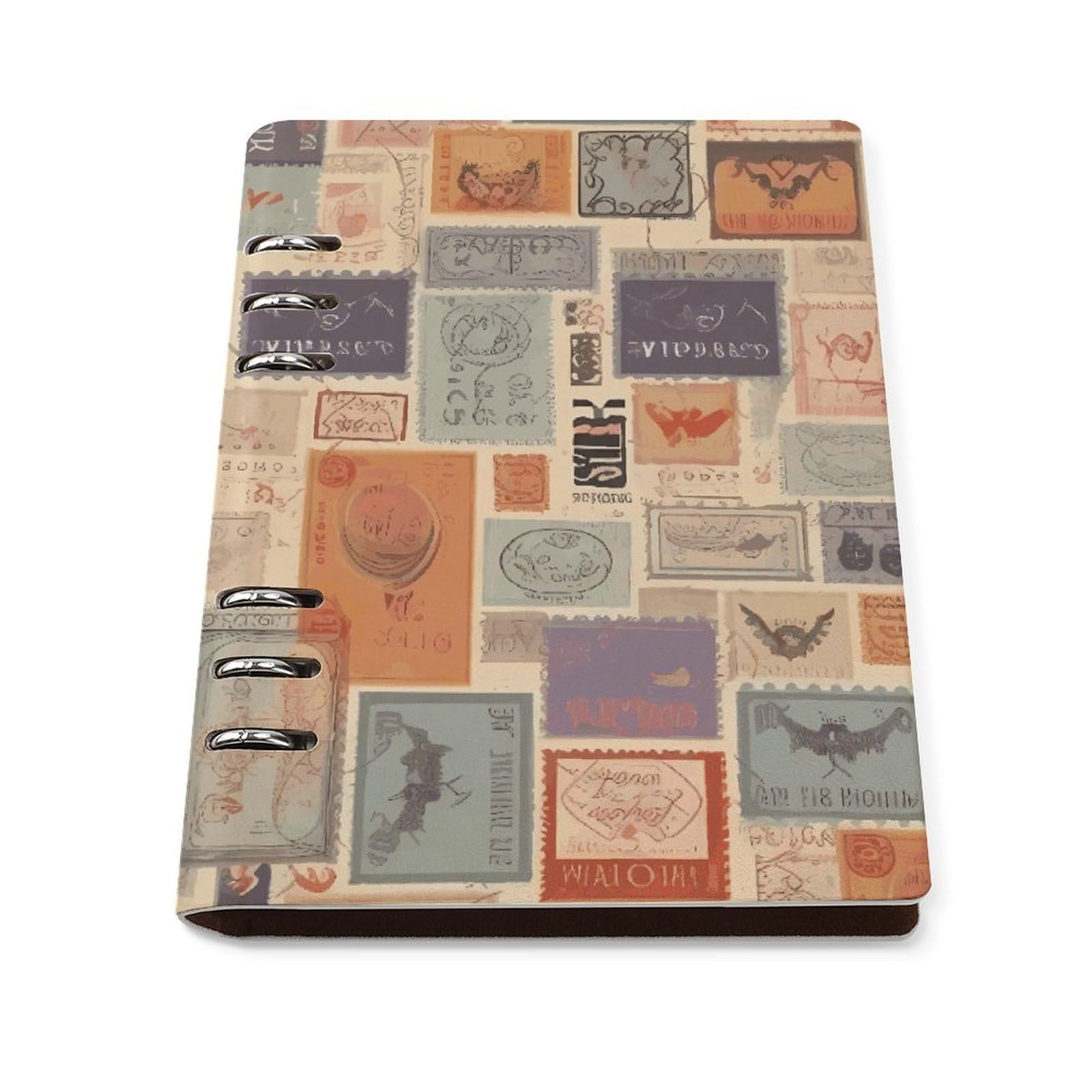 Cuaderno A5 de hojas sueltas recargable con cubierta duradera de 6 anillas 8