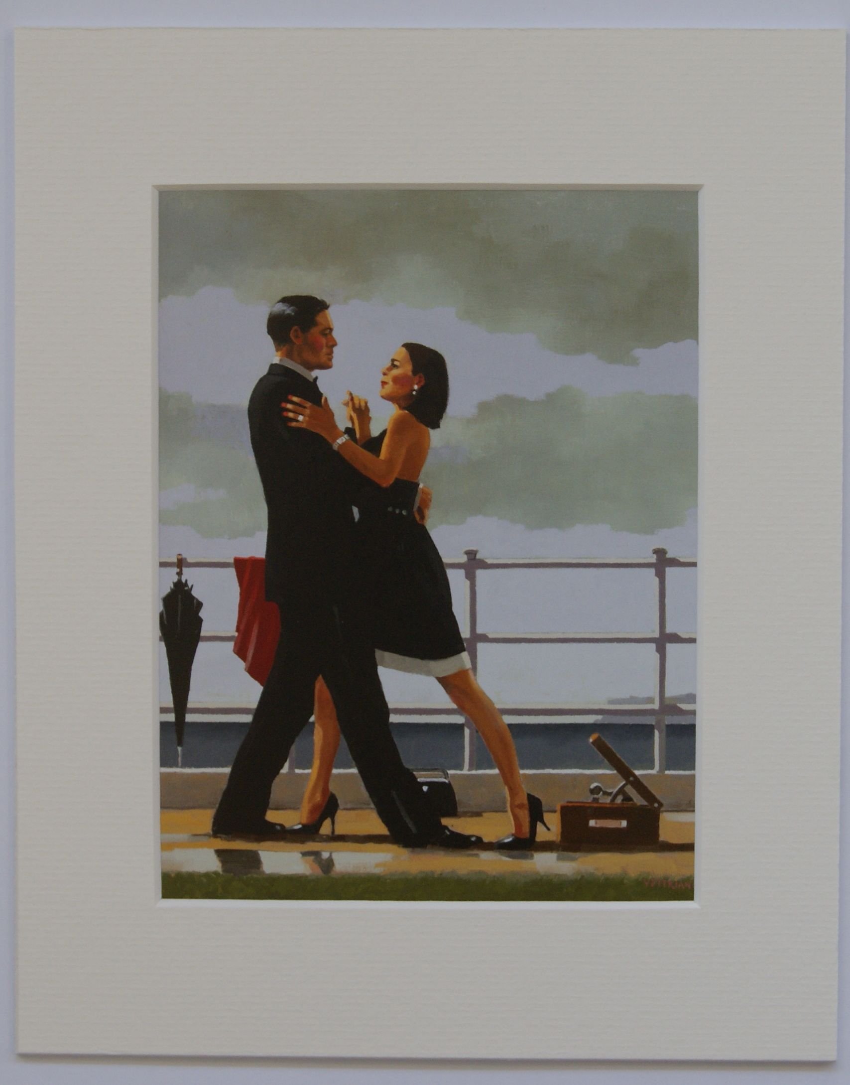Anniversary Waltz by Jack Vettriano Mounted Art Print Picture (10" x 8" - 25cm x 20cm) Unframed