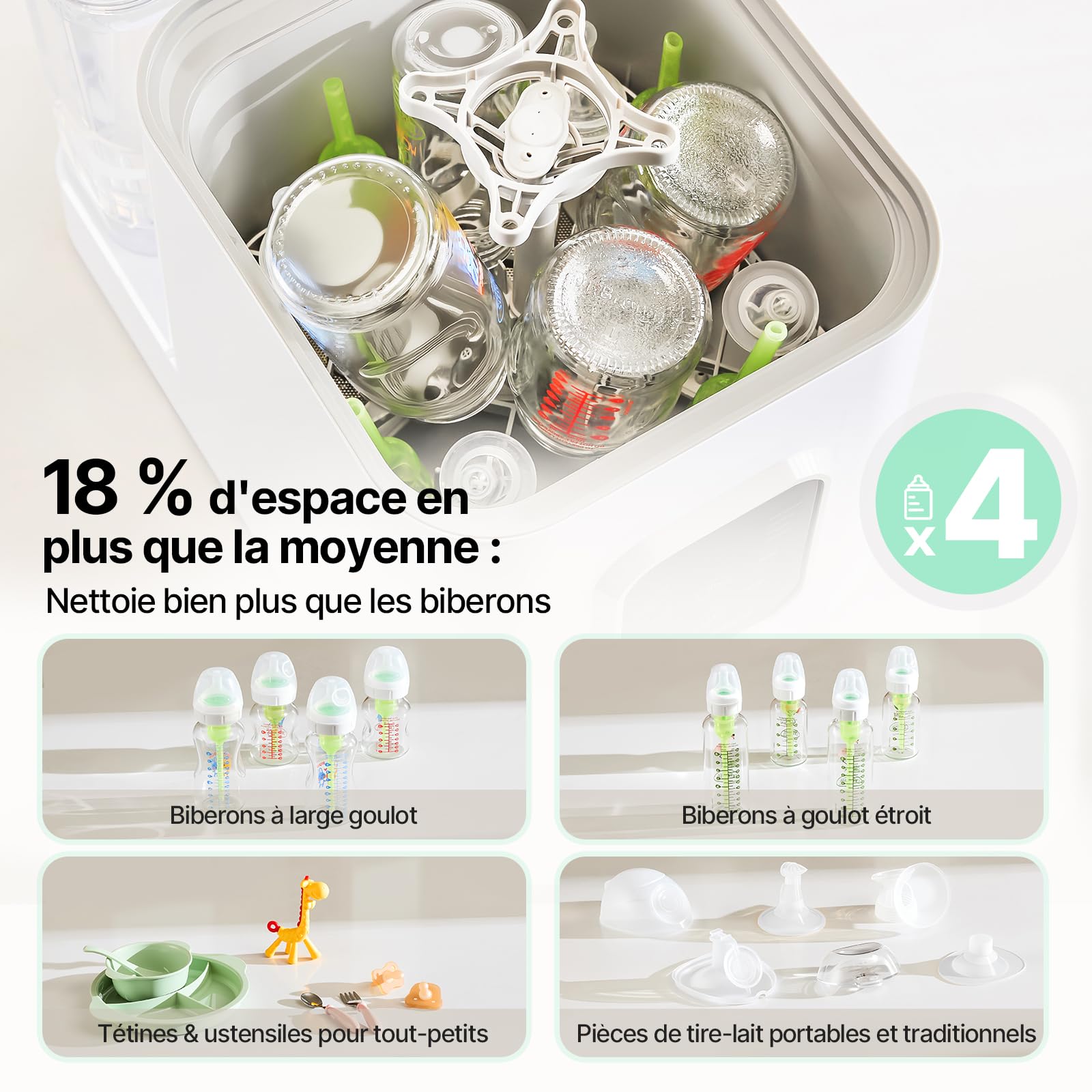 Lave Biberon Stérilisateur Sécheur | Bottle Washer