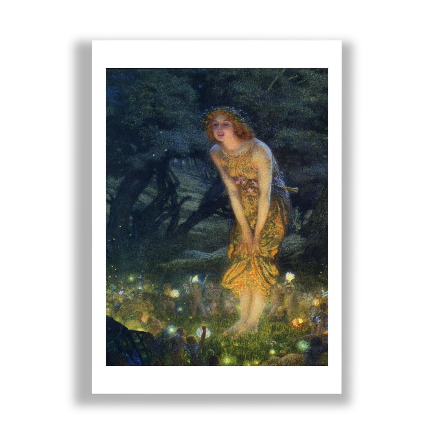 Impression d'art mate Edward Hughes Midsummer Eve affiche decorative salon format moyen - 7