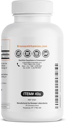 Miniatura 6 de Vitamina C en polvo, pura absorción, ácido soluble de Bronson Labs, 1