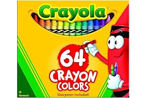 Crayola Crayons Box, 64 Count