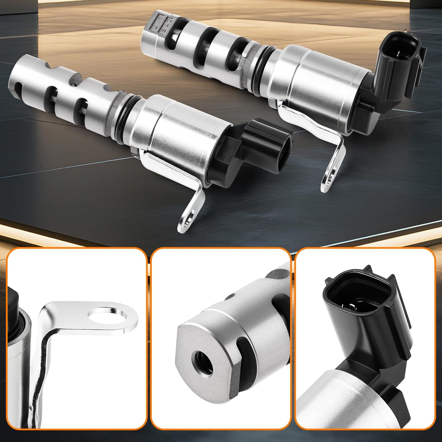 917235 917236 2PCS Intake & Exhaust Engine Variable Valve Timing (VVT) Solenoid Compatible with Toyota Corolla Camry Prius & Lexus, Pontiac, Scion, 2008-2020