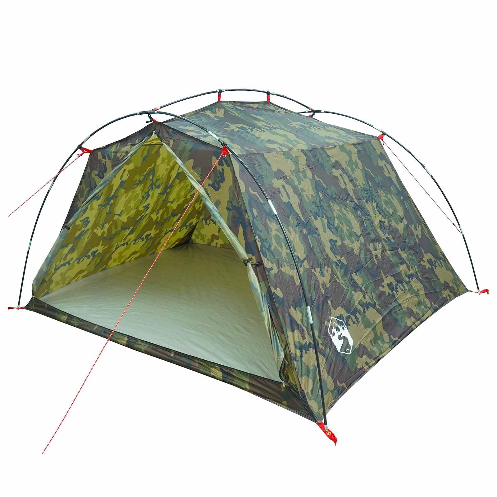 Tenda per 4 persone, in poliestere 185T con rivestimento in poliuretano