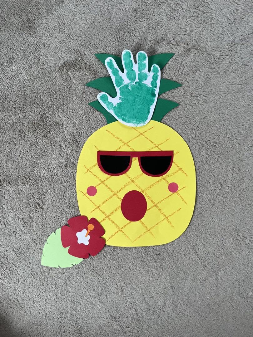 Amazon.co.jp: 壁面 製作 装飾 パイナップル 製作キット : おもちゃ