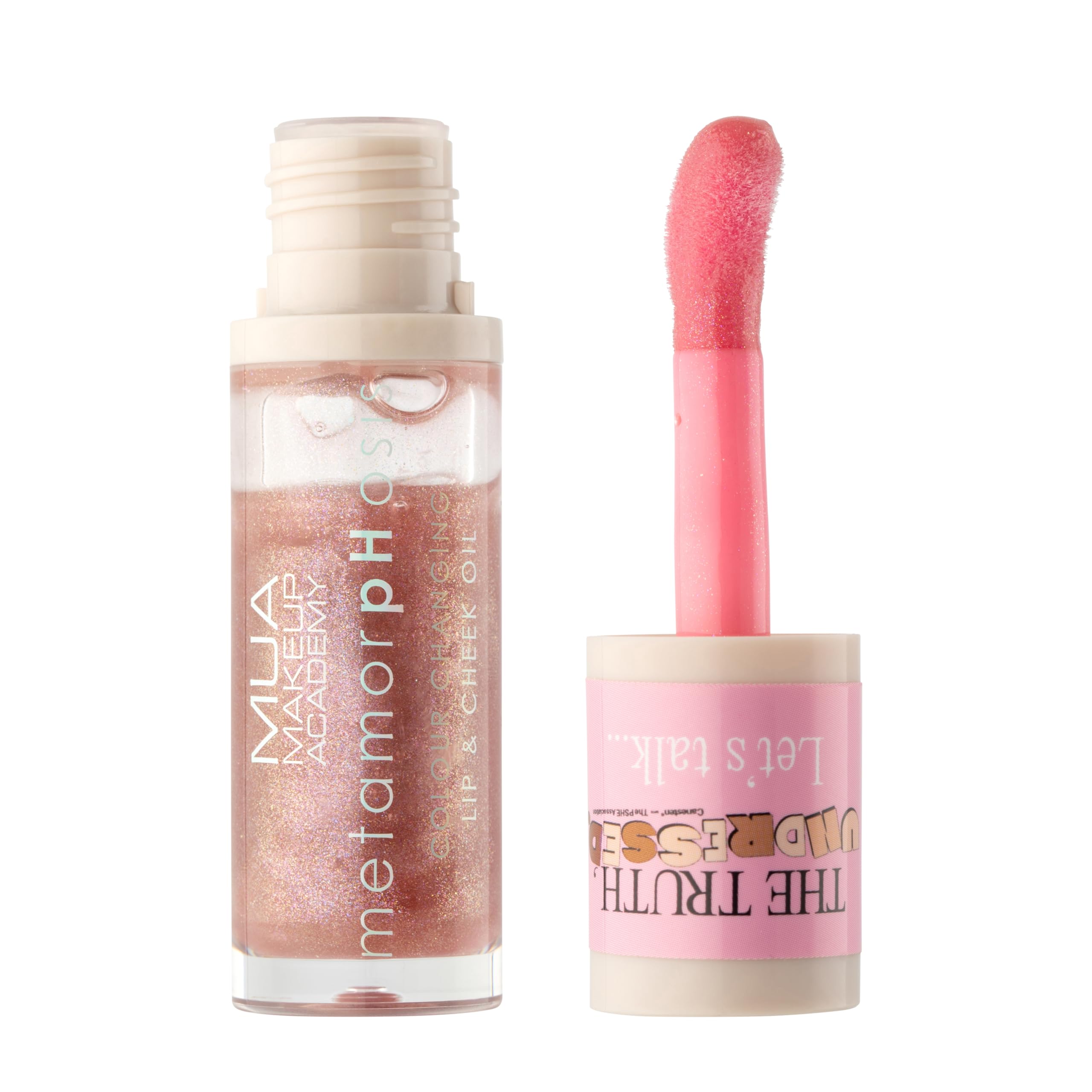 MUA Makeup Academy Metamorphosis Colour Changing Lip & Cheek Oil, The Truth, Vegan & Cruelty Free, 7 ml