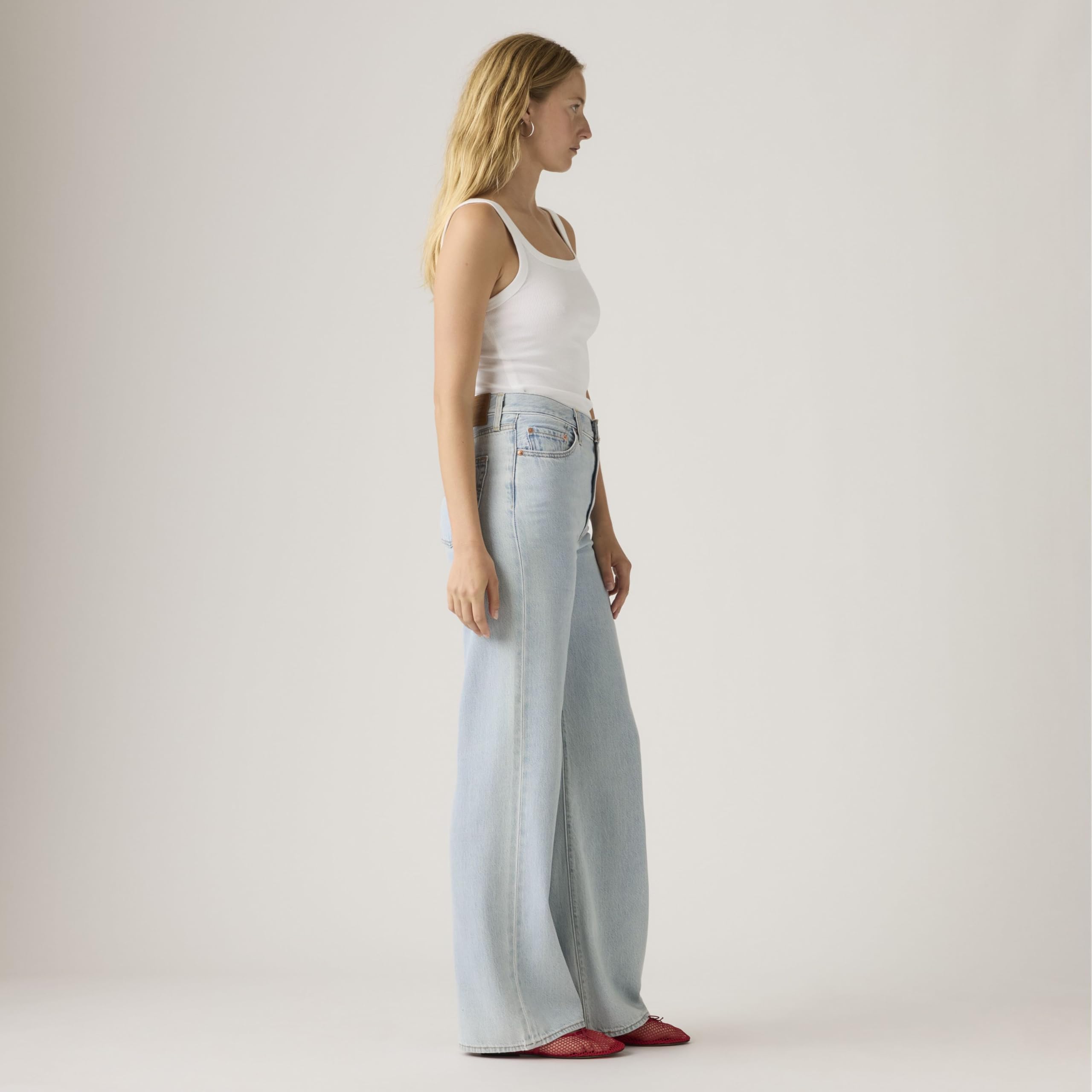 Levi'S Ribcage Wide Leg H223 - Jeans Mujer