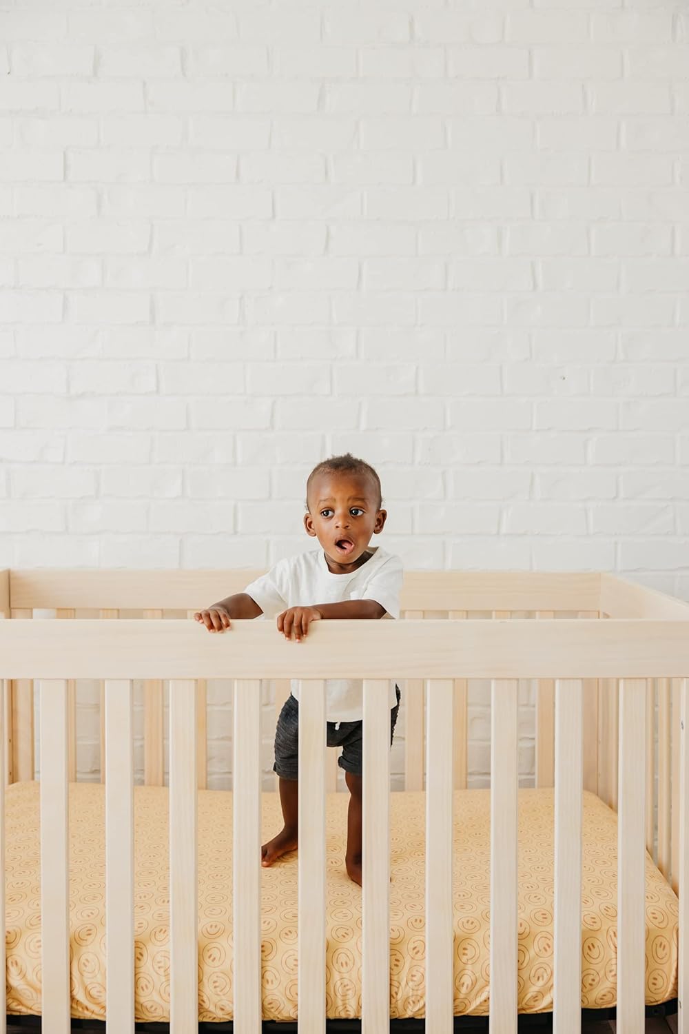 Copper Pearl Premium Knit Baby Crib Sheets for Standard Mattresses, Breathable and Soft, Vance