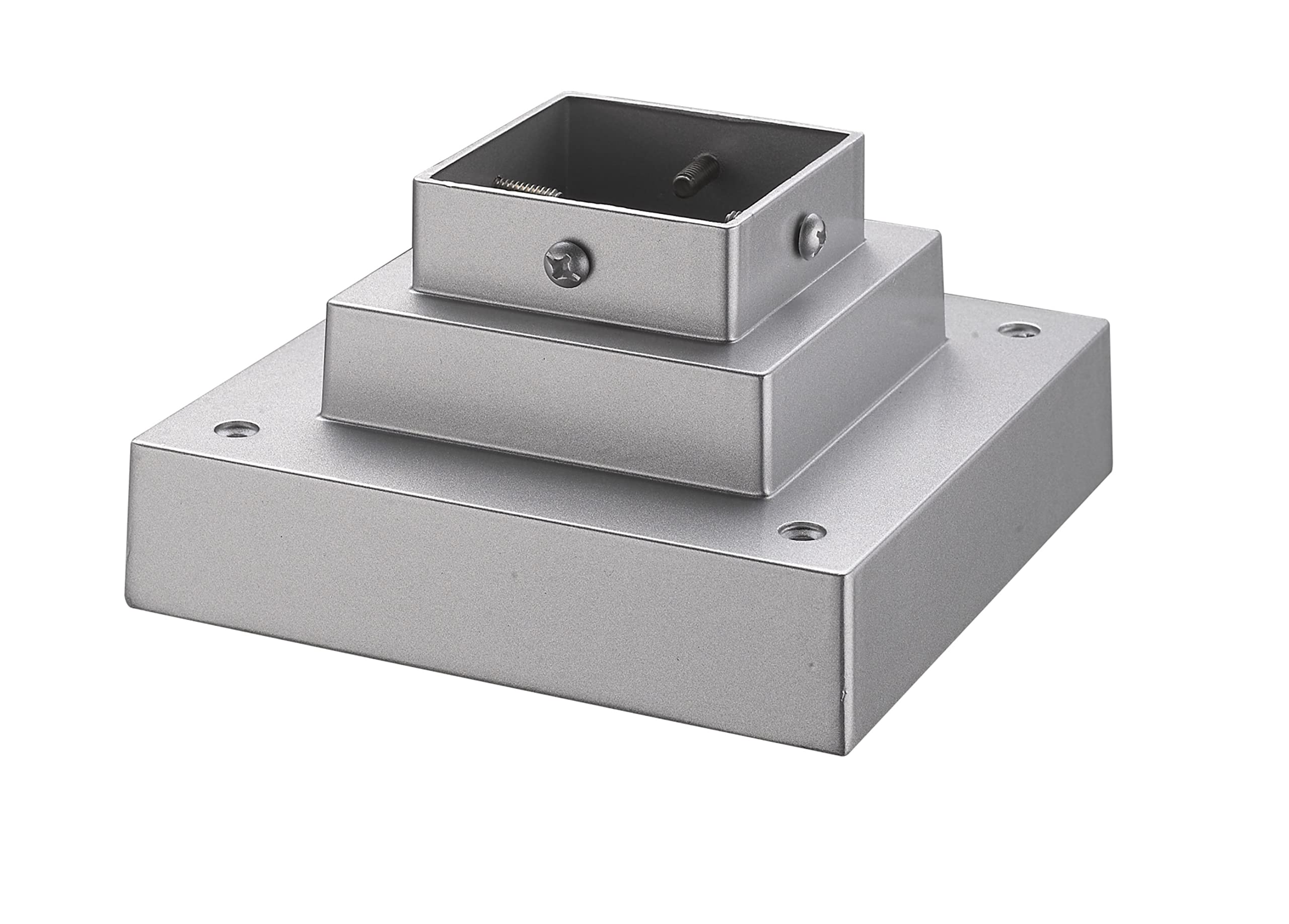 Z-Lite SQPM-SL Outdoor Pier Mount, Silver