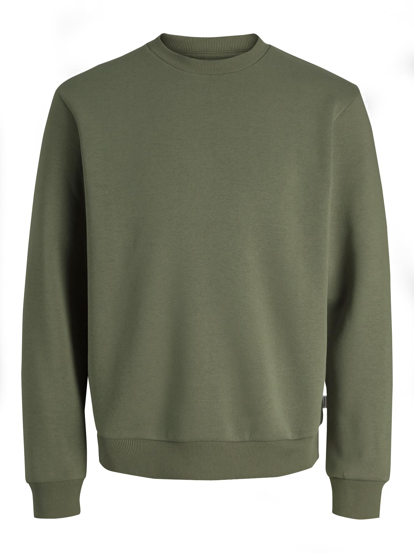 Jack & Jones Men's Dusty Olive Sweatshirt Plain Sweatshirt, Xxl