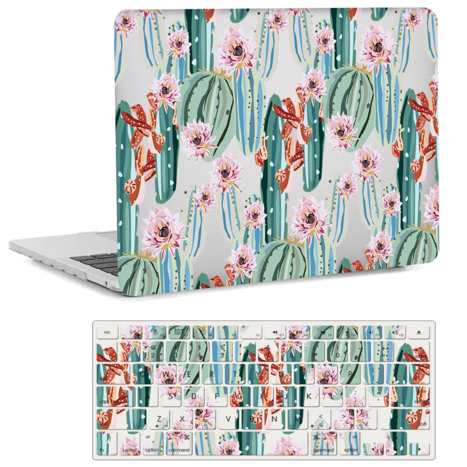 Funda MacBook Pro 13 Pulgadas A2338 A2289 Flores de Cactus 8