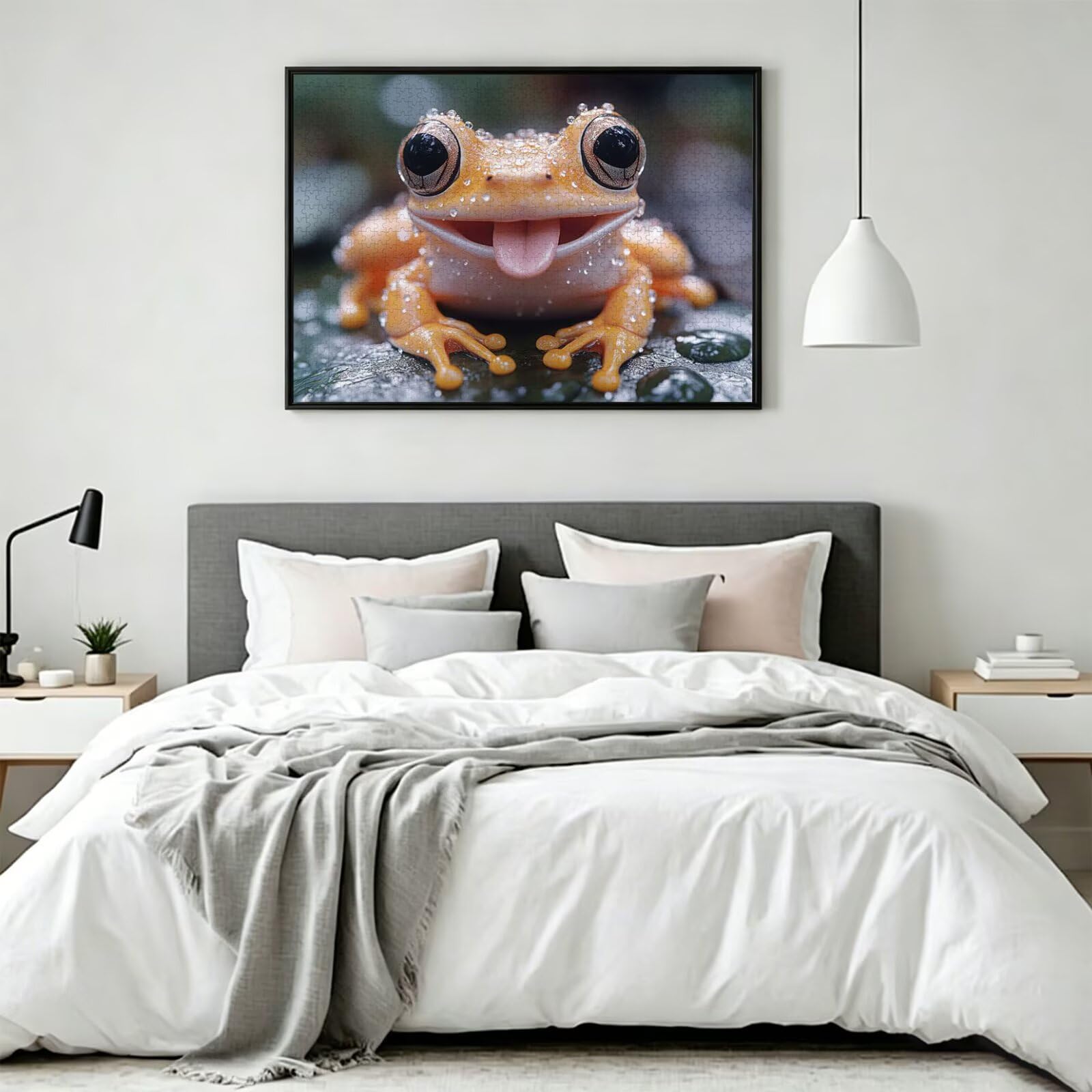 1500 sztuk puzzli dla dorosłych żaba wymagające gry logiczne, n-697