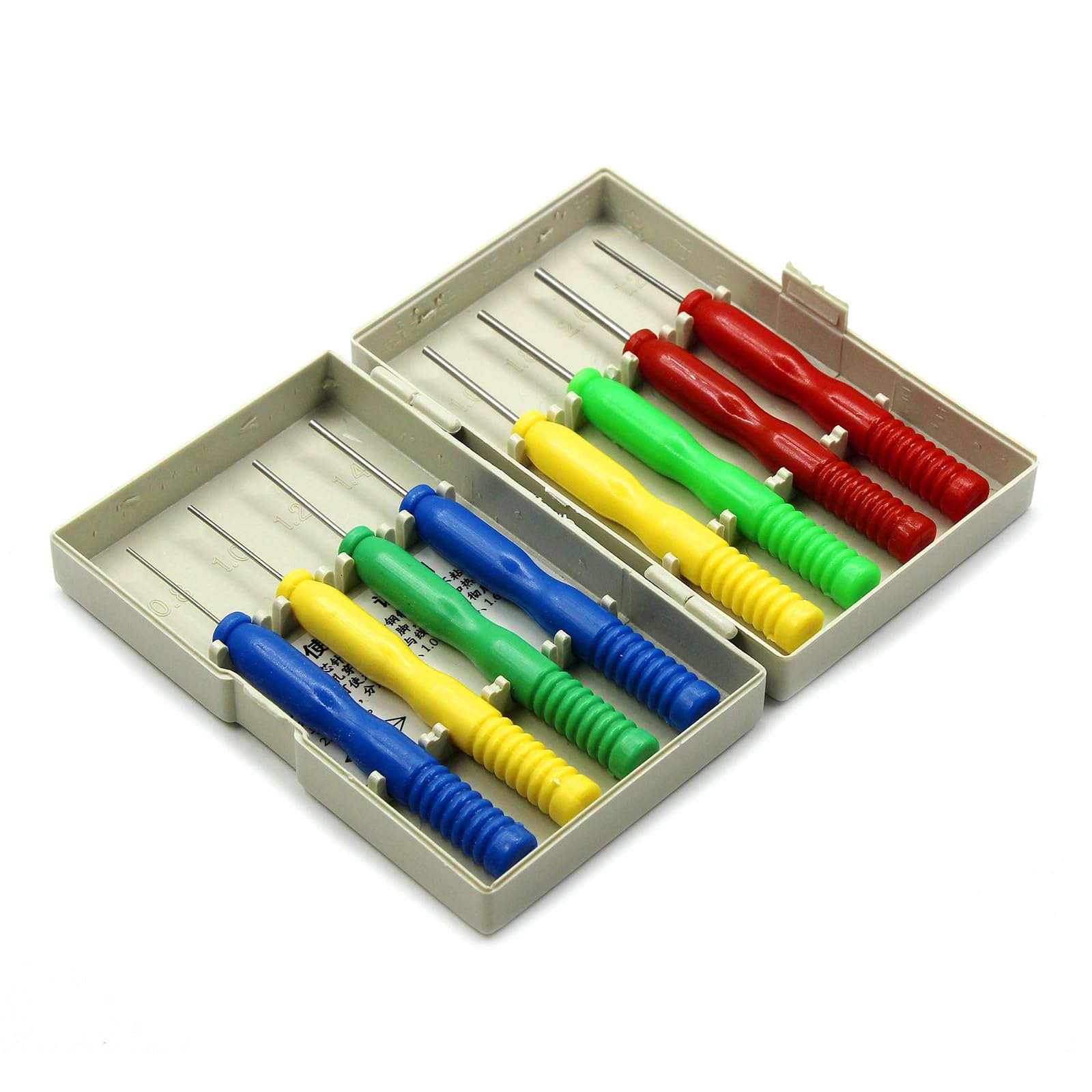 KinetiCore 8Pcs Stainless Steel Hollow Needle Desoldering Tool Set, Non-Stick Tin Removal Kit with Storage Box for IC Capacitor Electronic Components Repair