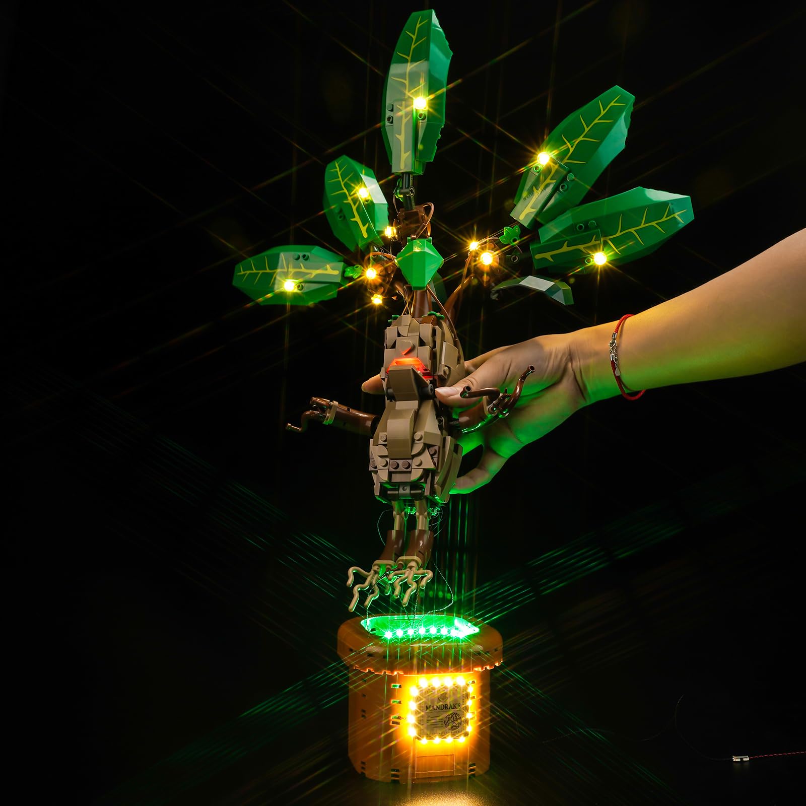 Music Version Light Set for Lego Harry Potter Mandrake Figure & Pot Plant Toy 76433 (No Lego) - Image 3