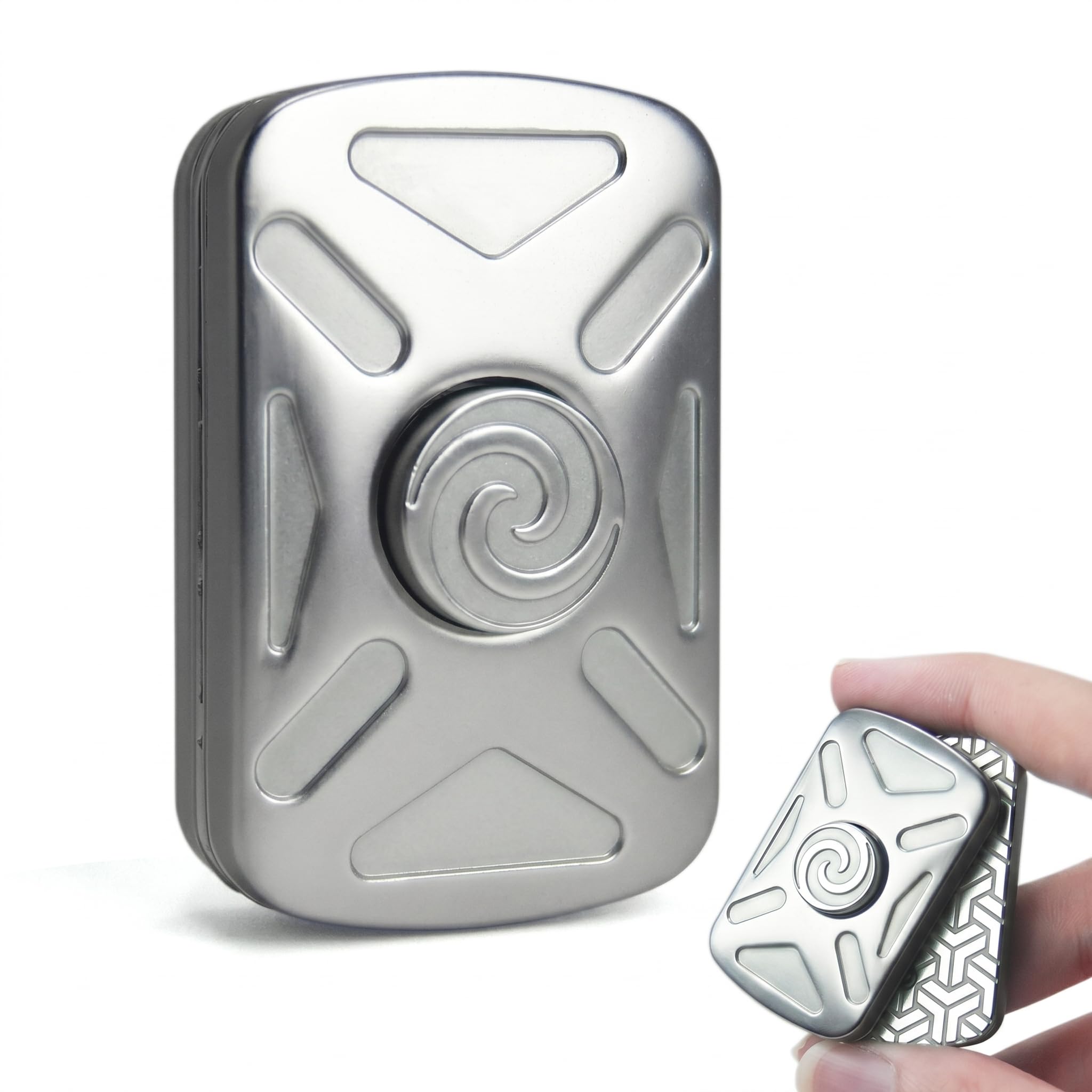 Vitoki EDC Fidget Spinner Relieve Anxiety Gift for friend (silver)